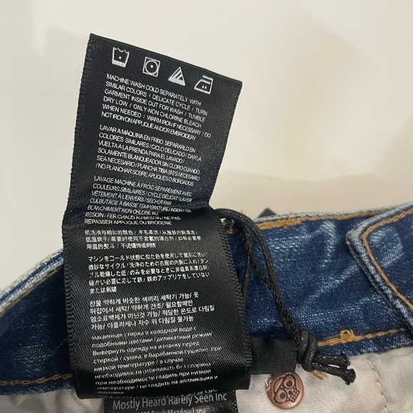 MHRS Mostly Heard Rarely Seen "Helter Skelter Jeans" Men's size 30 BNWT - Picture 12 of 13